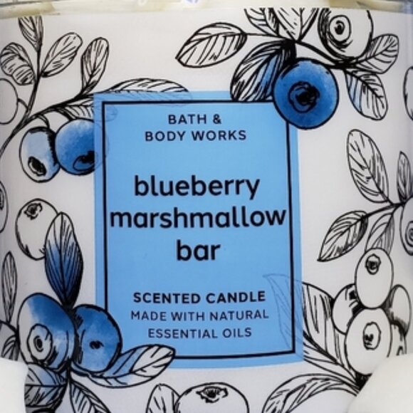 Blueberry Marshmallow Bar Wax Melt Snap Bar - Picture 2 of 2